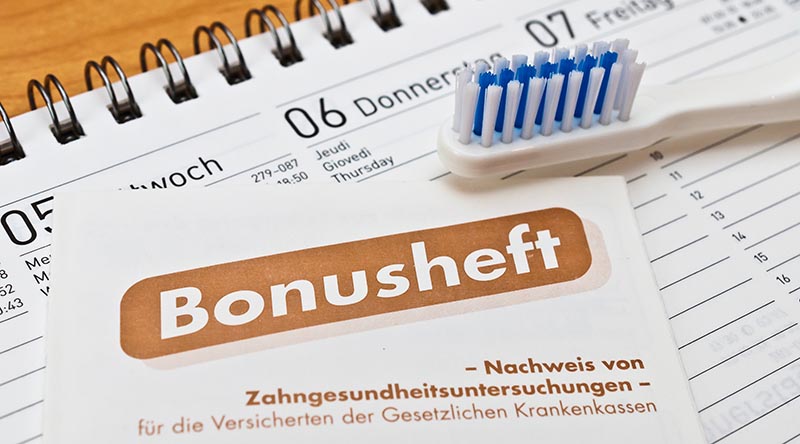 denken sie an das bonusheft für 2025!